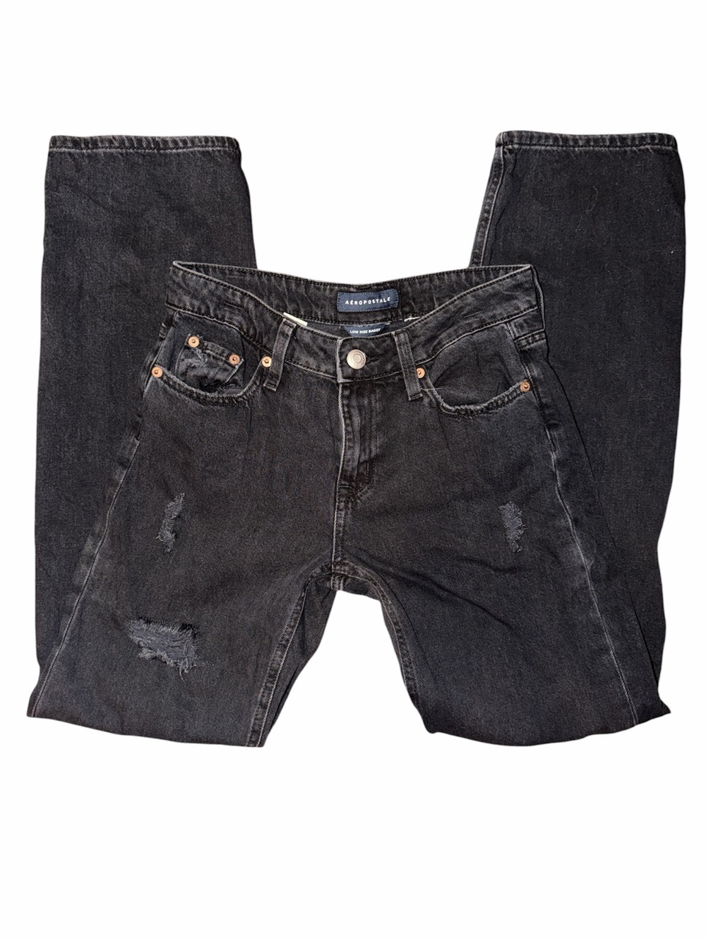 Aéropostale Low Rise Black baggy jeans